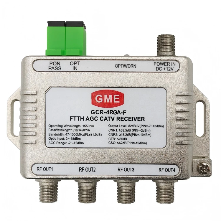 سناریوهای برنامه گیرنده کابل FTTH AGC چیست؟